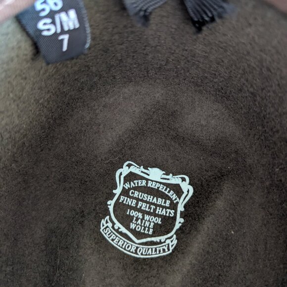 Van Palma and Topshop Fine Felt Fedora Hats Size S/M NWOT - Picture 5 of 14